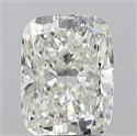 Natural Diamond 3.50 Carats, Cushion with  Cut, I Color, VS1 Clarity and Certified by GIA