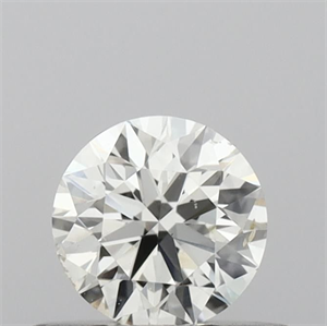 Picture of Natural Diamond 0.40 Carats, Round with Excellent Cut, H Color, SI1 Clarity and Certified by IGI