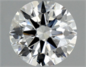 Natural Diamond 0.71 Carats, Round with Excellent Cut, F Color, IF Clarity and Certified by GIA