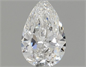 Natural Diamond 0.46 Carats, Pear with  Cut, F Color, VS1 Clarity and Certified by GIA