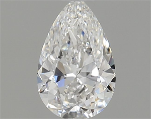 Picture of Natural Diamond 0.46 Carats, Pear with  Cut, F Color, VS1 Clarity and Certified by GIA