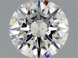 Foto Diamante Natural 0.90 quilates, Redondo , Color G, claridad SI2 y certificado GIA de