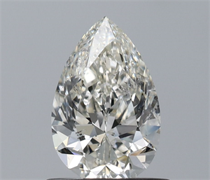 Picture of Natural Diamond 0.70 Carats, Pear with  Cut, H Color, SI1 Clarity and Certified by IGI