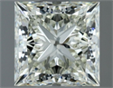 Natural Diamond 1.01 Carats, Princess with  Cut, J Color, VVS1 Clarity and Certified by IGI
