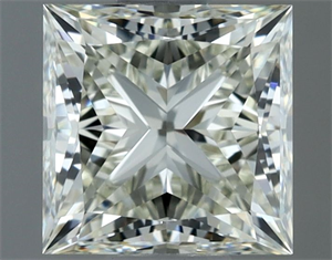 Picture of Natural Diamond 1.01 Carats, Princess with  Cut, J Color, VVS1 Clarity and Certified by IGI