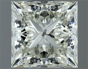 Picture of Natural Diamond 1.01 Carats, Princess with  Cut, J Color, VVS1 Clarity and Certified by IGI
