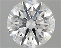 Lab Grown Diamond 3.52 Carats, Round with Ideal Cut, F Color, VVS2 Clarity and Certified by IGI