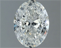 Diamante Natural 1.20 quilates, Ovalado , Color G, claridad SI1 y certificado IGI