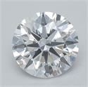 Lab Grown Diamond 1.13 Carats, Round with Excellent Cut, D Color, VVS2 Clarity and Certified by IGI