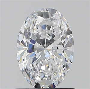Picture of Natural Diamond 1.01 Carats, Oval with  Cut, D Color, VS2 Clarity and Certified by GIA