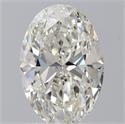 Natural Diamond 1.00 Carats, Oval with  Cut, I Color, VS2 Clarity and Certified by GIA