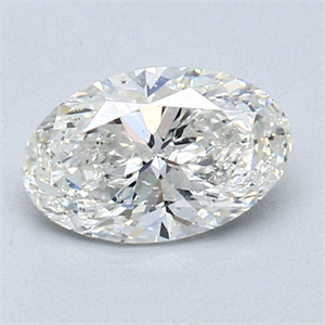 Foto Diamante Natural 0.90 quilates, Ovalado , Color I, claridad I1 y certificado GIA de