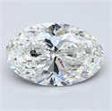 Diamante Natural 3.01 quilates, Ovalado , Color G, claridad VS1 y certificado GIA