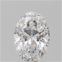 Diamante Natural 1.20 quilates, Ovalado , Color D, claridad SI2 y certificado GIA