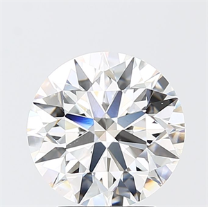 Picture of Lab Grown Diamond 3.00 Carats, Round with Excellent Cut, E Color, VS1 Clarity and Certified by IGI
