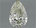 Natural Diamond 0.50 Carats, Pear with  Cut, K Color, VVS2 Clarity and Certified by IGI