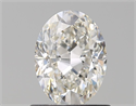 Diamante Natural 0.90 quilates, Ovalado , Color I, claridad VVS2 y certificado GIA