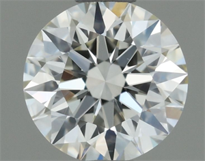 Picture of Natural Diamond 0.50 Carats, Round with Excellent Cut, L Color, VS2 Clarity and Certified by GIA