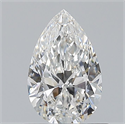 Natural Diamond 0.70 Carats, Pear with  Cut, F Color, VS2 Clarity and Certified by GIA