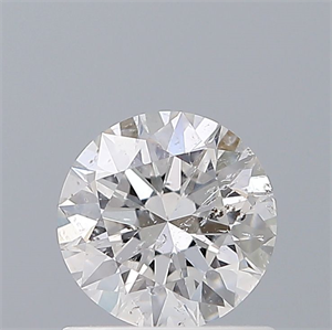 Picture of Natural Diamond 0.70 Carats, Round with Excellent Cut, E Color, I1 Clarity and Certified by GIA