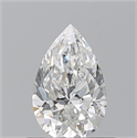 Natural Diamond 0.70 Carats, Pear with  Cut, G Color, VS1 Clarity and Certified by GIA