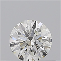 Natural Diamond 0.41 Carats, Round with Excellent Cut, H Color, IF Clarity and Certified by GIA