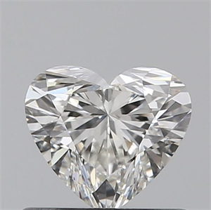 Picture of Natural Diamond 0.50 Carats, Heart with  Cut, I Color, VS2 Clarity and Certified by GIA