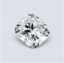 Natural Diamond 0.60 Carats, Cushion with  Cut, E Color, VS1 Clarity and Certified by GIA