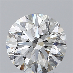 Picture of Natural Diamond 1.01 Carats, Round with Excellent Cut, G Color, SI2 Clarity and Certified by GIA