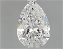 Natural Diamond 0.47 Carats, Pear with  Cut, F Color, SI1 Clarity and Certified by GIA