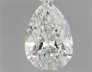 Picture of Natural Diamond 0.47 Carats, Pear with  Cut, F Color, SI1 Clarity and Certified by GIA