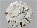 Natural Diamond 0.65 Carats, Round with Excellent Cut, K Color, VS1 Clarity and Certified by IGI