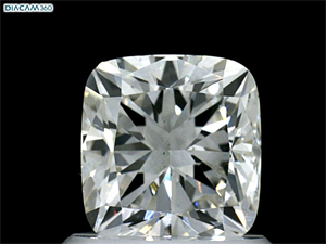 Foto Diamante Natural 1.01 quilates, Del cojín , Color H, claridad VS2 y certificado GIA de