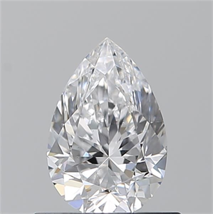 Picture of Natural Diamond 0.70 Carats, Pear with  Cut, D Color, VS2 Clarity and Certified by GIA