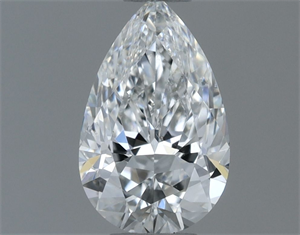 Foto Diamante Natural 0.50 quilates, De pera , Color F, claridad SI1 y certificado GIA de