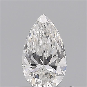 Picture of Natural Diamond 0.50 Carats, Pear with  Cut, E Color, VVS1 Clarity and Certified by GIA