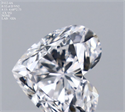Natural Diamond 0.32 Carats, Heart with  Cut, D Color, VS2 Clarity and Certified by GIA