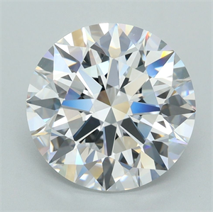 Picture of Lab Grown Diamond 4.54 Carats, Round with Ideal Cut, D Color, VVS1 Clarity and Certified by IGI