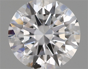 Picture of Natural Diamond 0.70 Carats, Round with Excellent Cut, E Color, SI2 Clarity and Certified by IGI