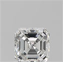 Natural Diamond 0.73 Carats, Asscher with  Cut, G Color, VVS2 Clarity and Certified by GIA