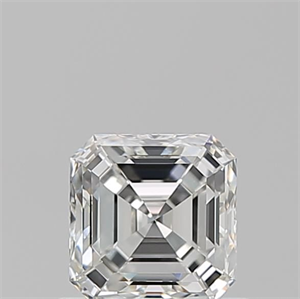 Picture of Natural Diamond 0.73 Carats, Asscher with  Cut, G Color, VVS2 Clarity and Certified by GIA