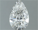Natural Diamond 0.60 Carats, Pear with  Cut, G Color, SI1 Clarity and Certified by GIA