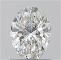 Natural Diamond 1.01 Carats, Oval with  Cut, E Color, SI2 Clarity and Certified by GIA