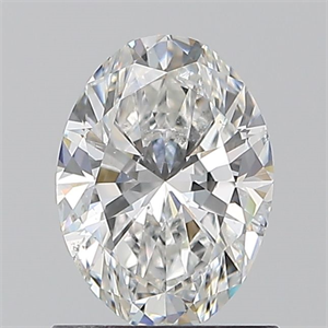 Picture of Natural Diamond 1.01 Carats, Oval with  Cut, E Color, SI2 Clarity and Certified by GIA
