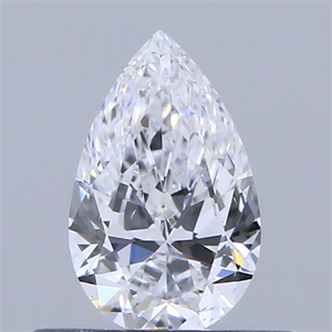 Foto Diamante Natural 0.40 quilates, De pera , Color D, claridad VS2 y certificado IGI de