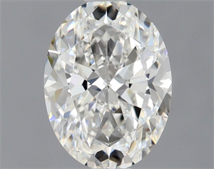 Picture of Natural Diamond 0.70 Carats, Oval with  Cut, F Color, VVS2 Clarity and Certified by GIA