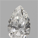 Natural Diamond 0.19 Carats, Pear with  Cut, G Color, VS1 Clarity and Certified by GIA