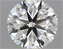 Diamante Natural 0.41 quilates, Redondo , Color J, claridad VVS1 y certificado GIA
