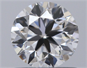 Natural Diamond 0.70 Carats, Round with Very Good Cut, D Color, VVS2 Clarity and Certified by GIA