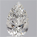 Natural Diamond 1.00 Carats, Pear with  Cut, G Color, SI2 Clarity and Certified by GIA